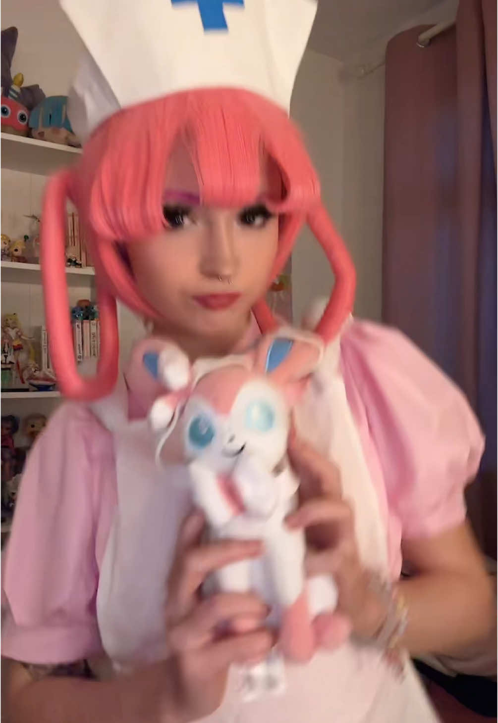 what’s ur favourite pokémon? i’m a dratini girlie ^_^ #ccinnabunii #cosplay #nursejoy #pokemon #pokemoncosplay 