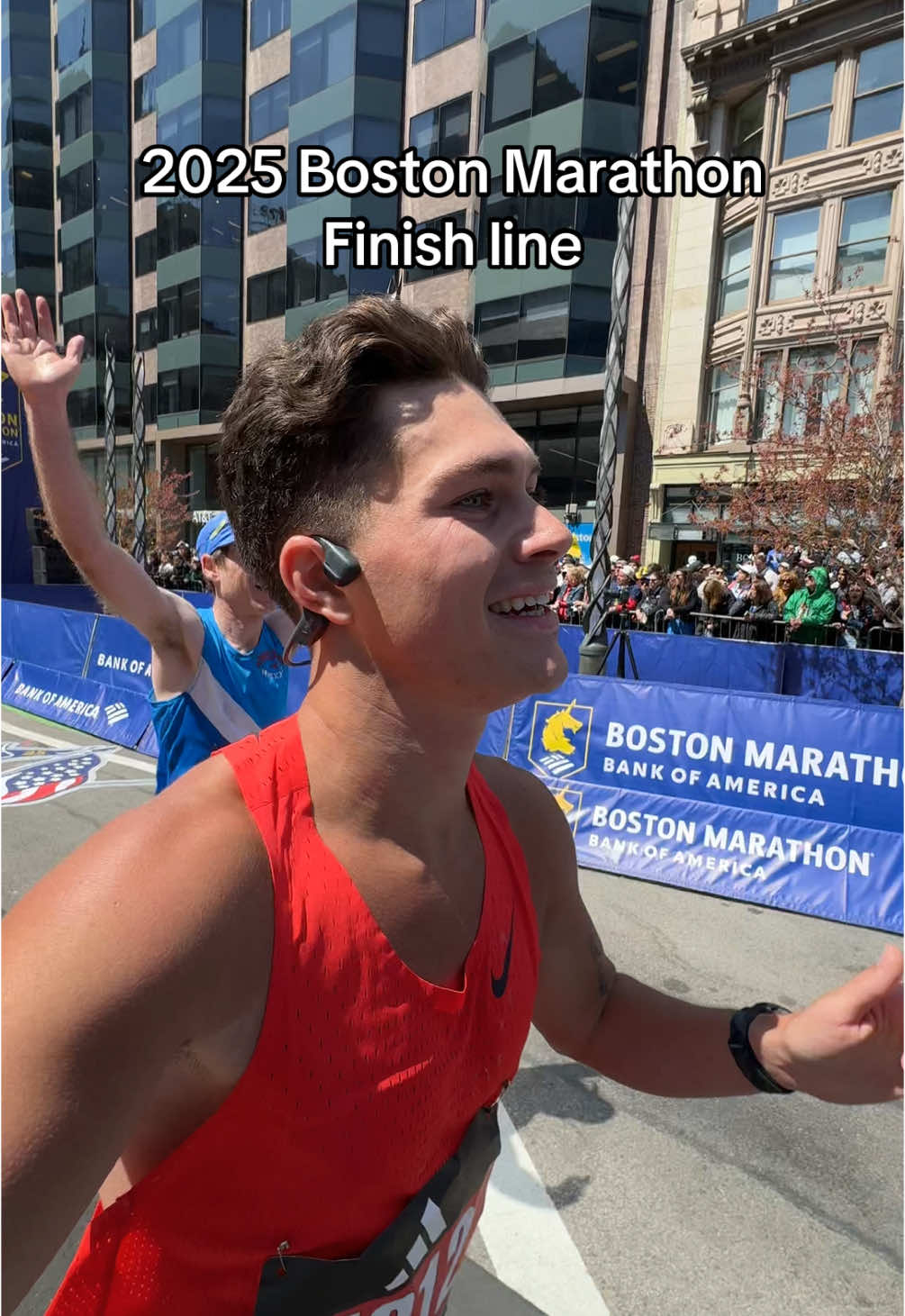 The most fun race of my life. What a day in Boston. #foryoupage #boston #bostonmarathon #marathon #runner 