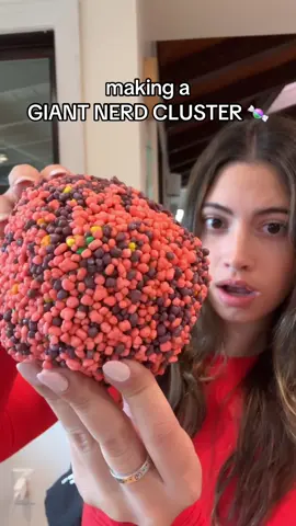 Making a GIANT nerd cluster 🍬😱 #trending #viral 