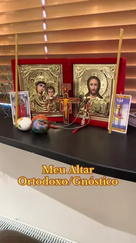 Meu Altar Ortodoxo/Gnóstico. Salve Cristo Rei. #jesusisking #curiosidades 