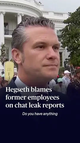 Defense Secretary Pete Hegseth called members of the media 