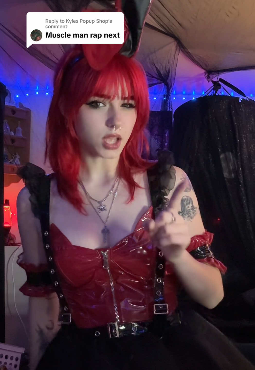 Replying to @Kyles Popup Shop i had to back flip for this video. #fyp #egirl #lildarkie #spidergang🕷🔺️ #cringe #alttiktok 