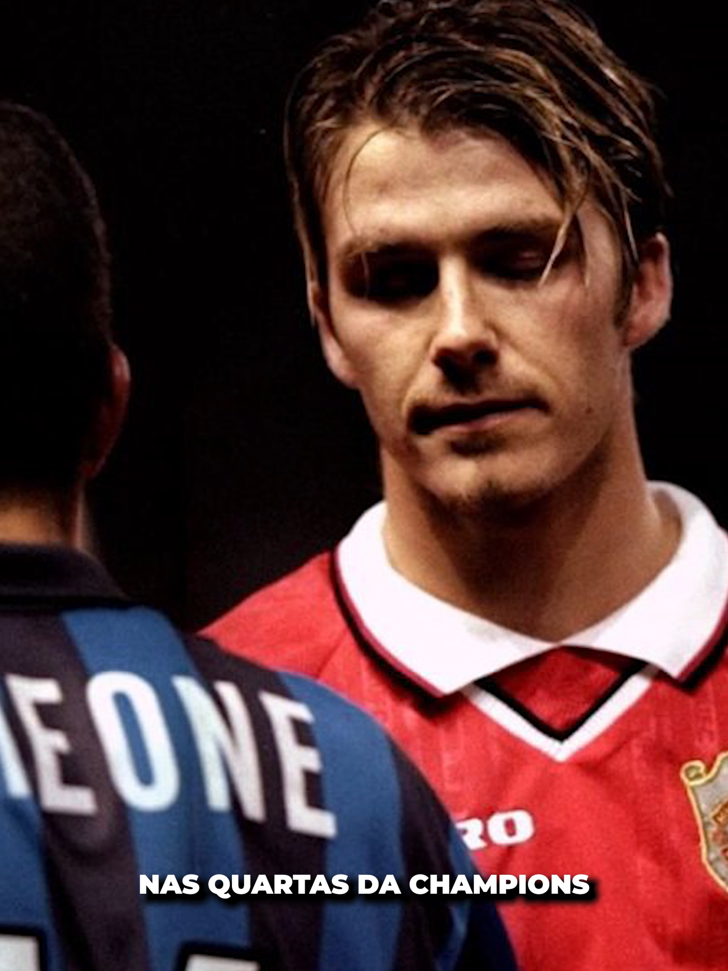 Beckham foi expulso, a Inglaterra caiu e ele virou vilão nacional. Mas deu a resposta no campo, com direito a vingança #davidbeckham #simeone #copadomundo #criadorporesporte 