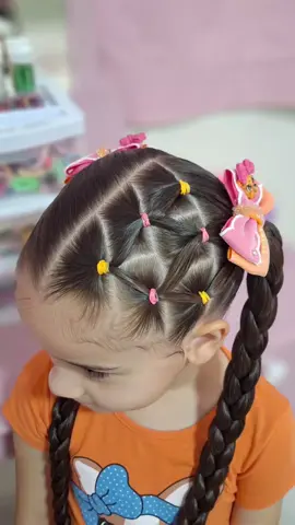Com esse tutorial e impossível você não conseguir reproduzir esse penteado 🧡 Salva, compartilha e reproduz ✨️  . . . #penteadoinfantil #penteadosimples #peinados #penteado #hairtutorial #hairstyle 