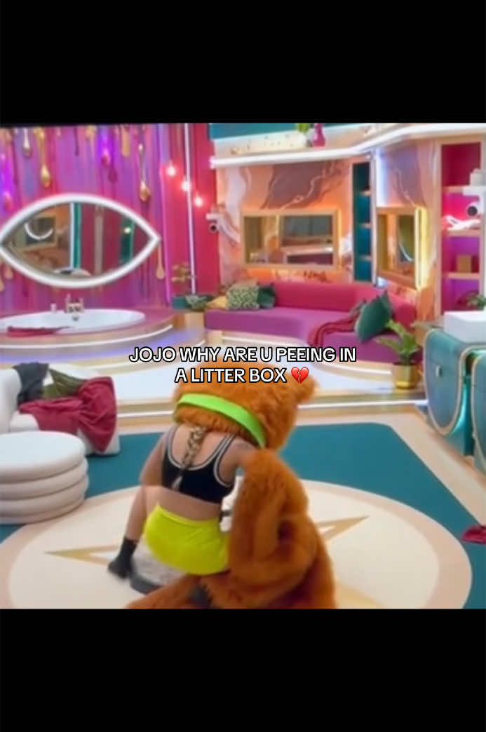 AND WHY IS HE TOUCHING ALL UP ON ITT 😭😭😭 #jojo #litterbox #catsuit #jojosiwa #fyp #foryoupage 