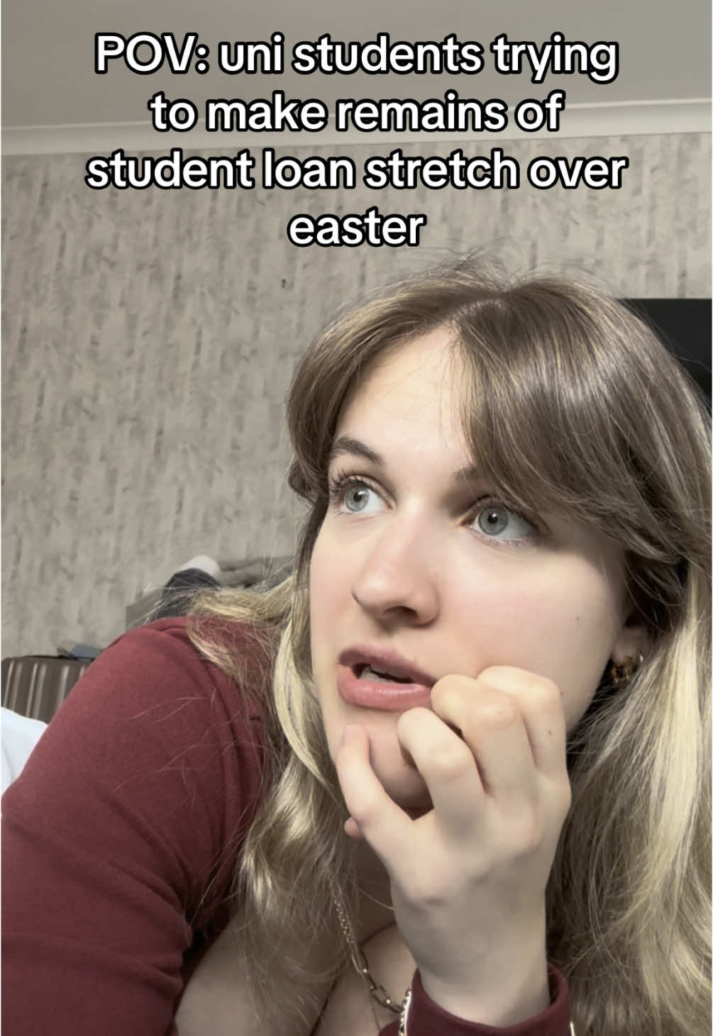 buying clothes on Vinted with the last remaining bits and pieces is a standard pipeline #uni #unistudent #unilife #universitystudent #exeteruni #university #universitylife #skit 