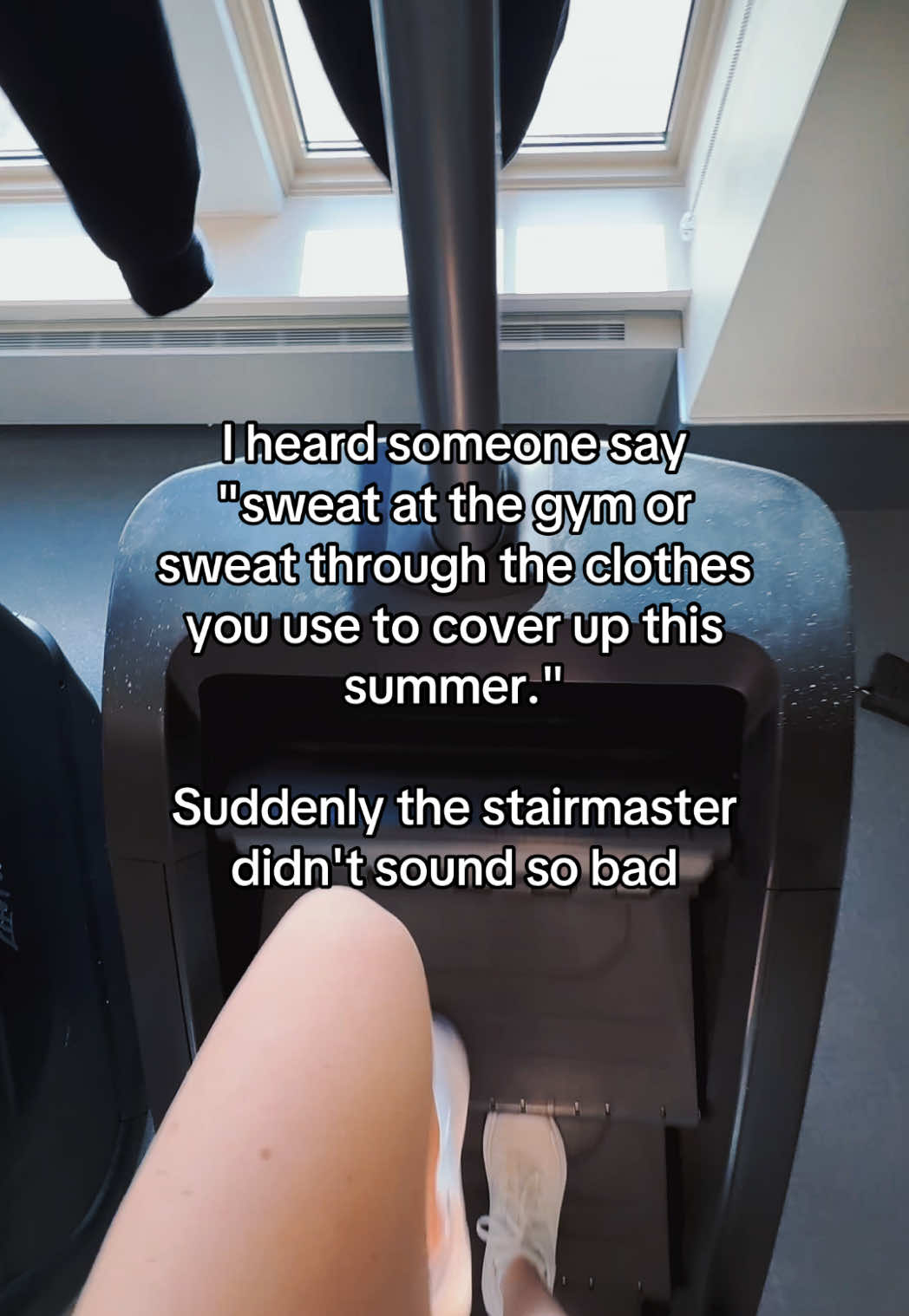 Toxic motivation always gets me #gym #GymTok #stairmaster #cardio #Summer #lockin #fyp #fypシ #fypシ゚viral #fypage #fyppppppppppppppppppppppp #weightloss #weightlossmotivation #motivation #toxicmotivation #Fitness #fit #FitTok 