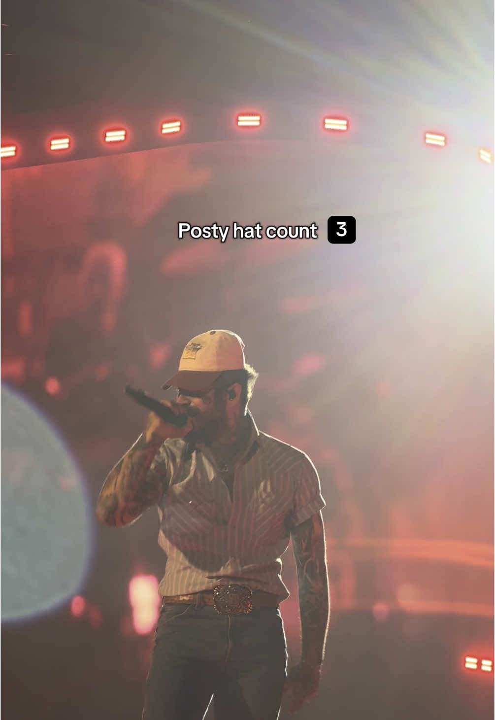 Hatliner @Post Malone  #coachella #postmalone #hat #postchella 