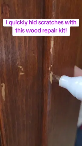 I've been covering every scratch in the house😂 These things are great!! #furnituremarker #woodrepairkit #woodrepair #furniturerestoration #furniturerepair #tiktokshoprestock #ttsdelightnow #tiktokshopmothersday #fyf #foryoufeed 