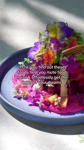 if you can’t stop *obsessing* over food, have a tendency to overeat, and will eat just for entertainment rather than nourishment…try this: bitter foods here’s how it works: your entire gut lining has taste receptors, including ones that detect bitterness. when bitter compounds hit your small intestine, they stimulate these bitter receptors (called T2Rs) when T2Rs in your gut are activated, they send a signal that leads to the release of GLP-1 and other satiety hormones like PYY. these hormones: -llow gastric emptying -signal fullness to the brain -modulate blood sugar levels so you feel full faster and stay full longer with the rise of diabetes & weight loss meds like ozempic, people are remarking that these medications—which increase GLP-1 levels—have shut off their food noise & been able to eat and enjoy food, without overdoing it bitter foods achieve something similar, but obviously way more modestly than pharmaceuticals nevertheless, kind of a cool way to achieve some of the benefits completely naturally and borderline free you do have to make sure that you can actually TASTE the bitter though my rec?  munch on some dandelion greens, radicchio, arugula, endive, or chicory root tea 10-15 min before eating! #foodnoise #weightloss #veganweightloss #fatloss #healthyliving #highproteinrecipes #highproteinvegan #insulinresistance 
