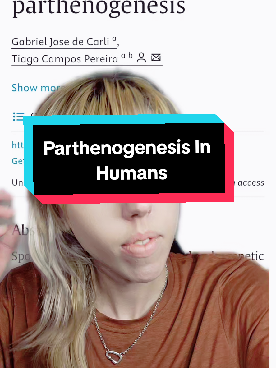 I thought I'd make an update on parthenogenesis in humans. dedicated video #sciencenews #Science #parthenogenesis #medtok #ectopicpregnancy #pregnancy #explained #greenscreen 