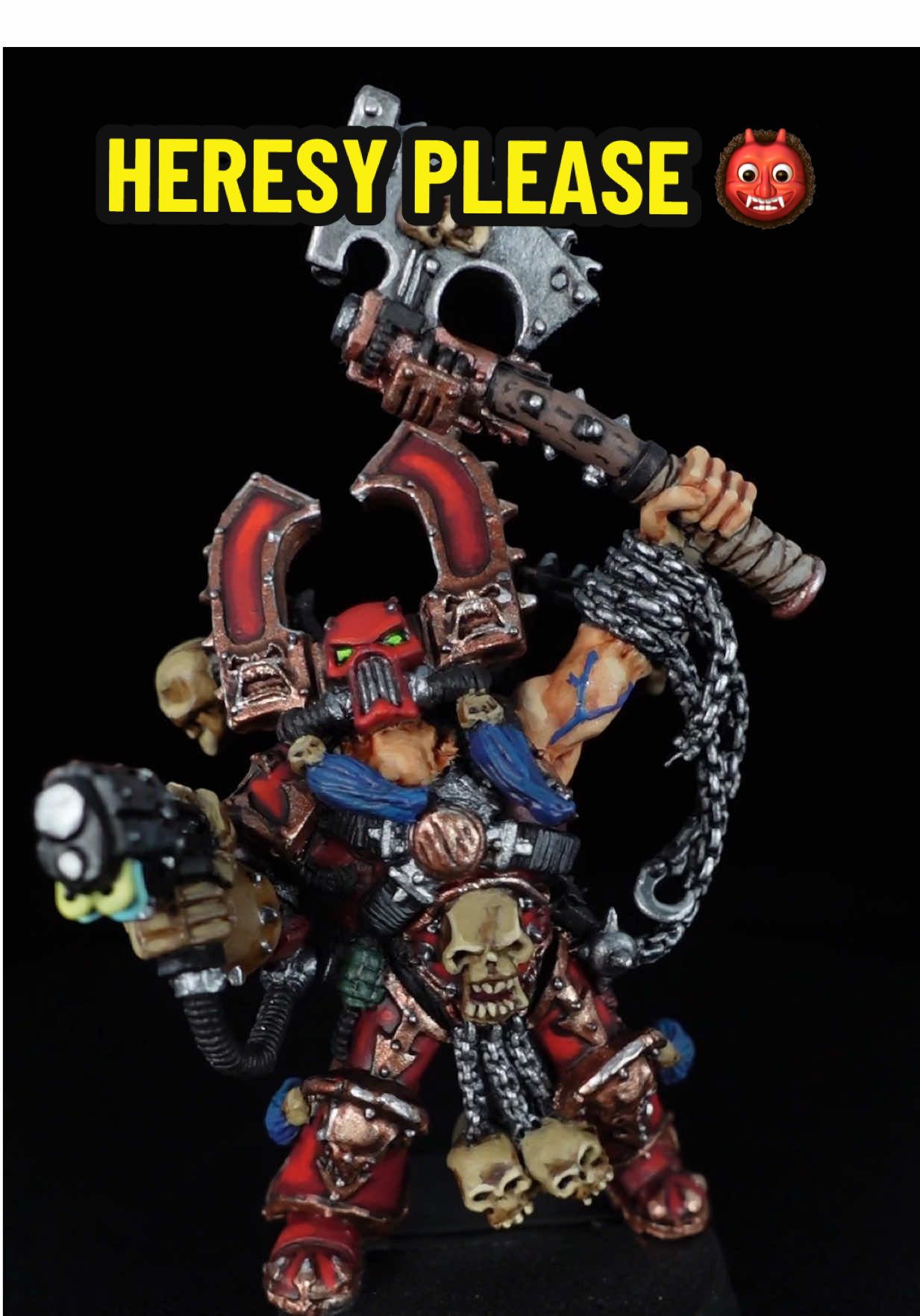 Just The Base To Go 👹 #warhammer #warhammer40k #miniaturemonday #worldeaters  #warhammer40000  #miniaturepainting #minipainting #paintingminiatures #wargaming #miniatures #warhammerpainting #justjakgaming #warhammertiktok #warhammertok 