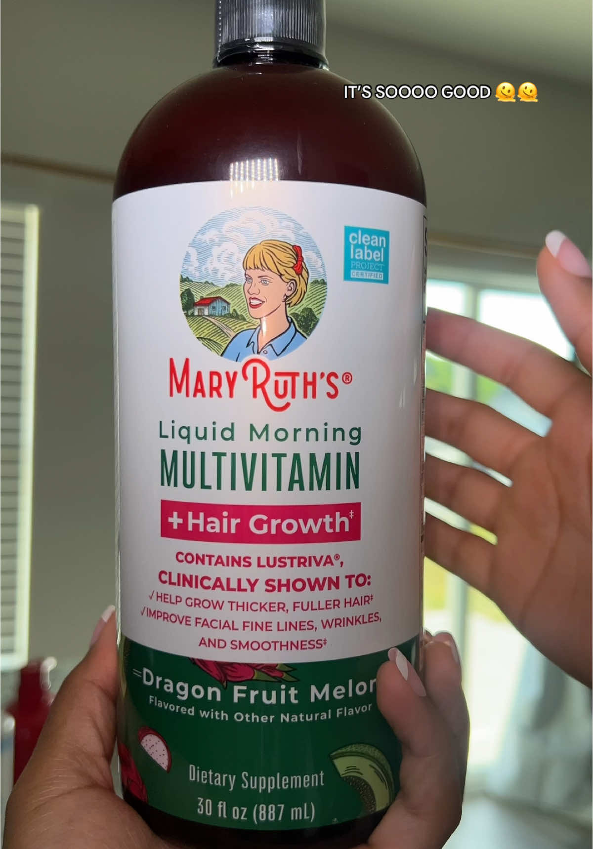 i honestly didn’t think it would be THIS good 😭 #fyp #maryruthsmorningmultivitamin #maryruths #maryruthsorganics 