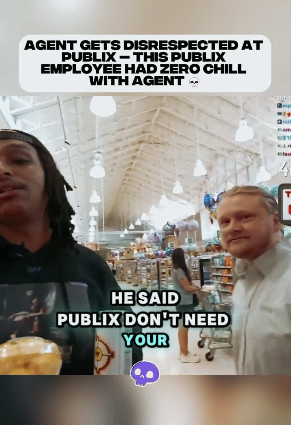 Agent Gets Disrespected at Publix — This Publix Employee had ZERO Chill with Agent 💀#agent00 