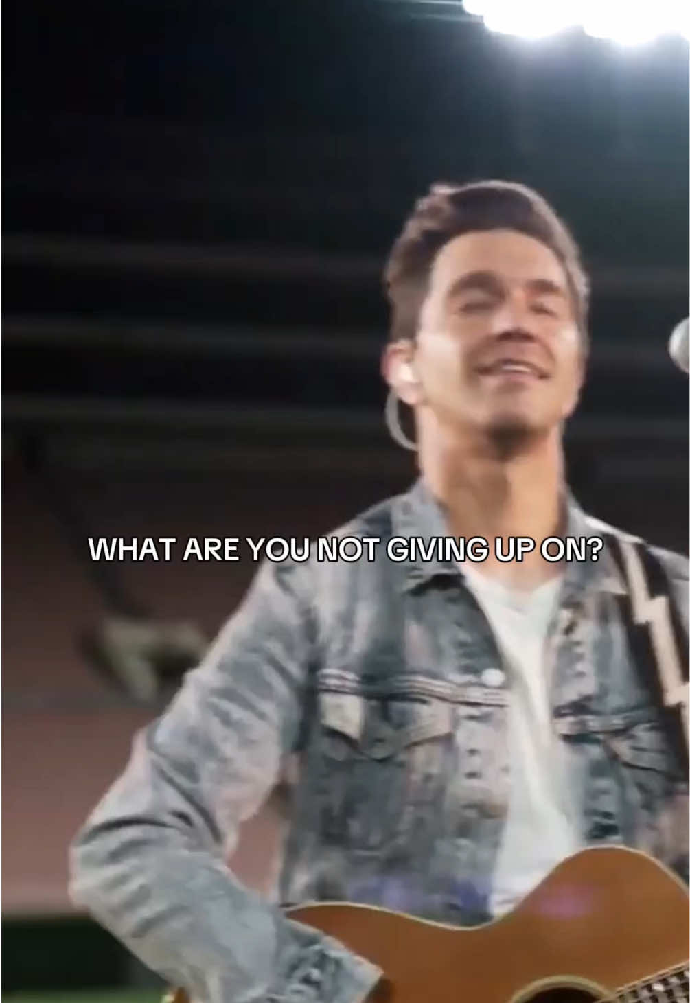 What are you not giving up on? #andygrammer #dontgiveuponme #songwriter