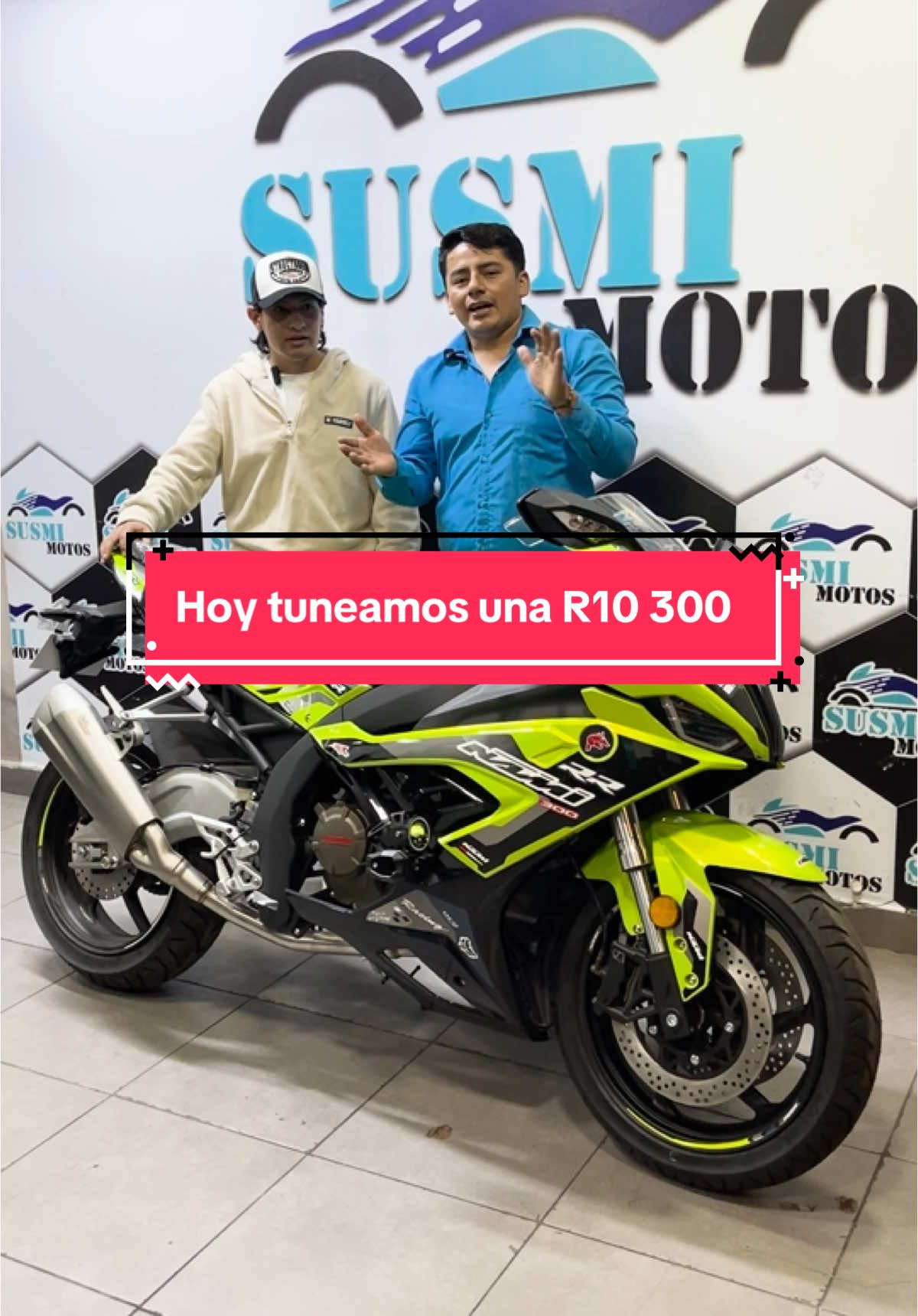 Hoy se nos va una R10 300 tuneada en color verde militar #motos #financiamiento #susmimotos #biker #motofinanciada #motofinanciada #familia #moteros 
