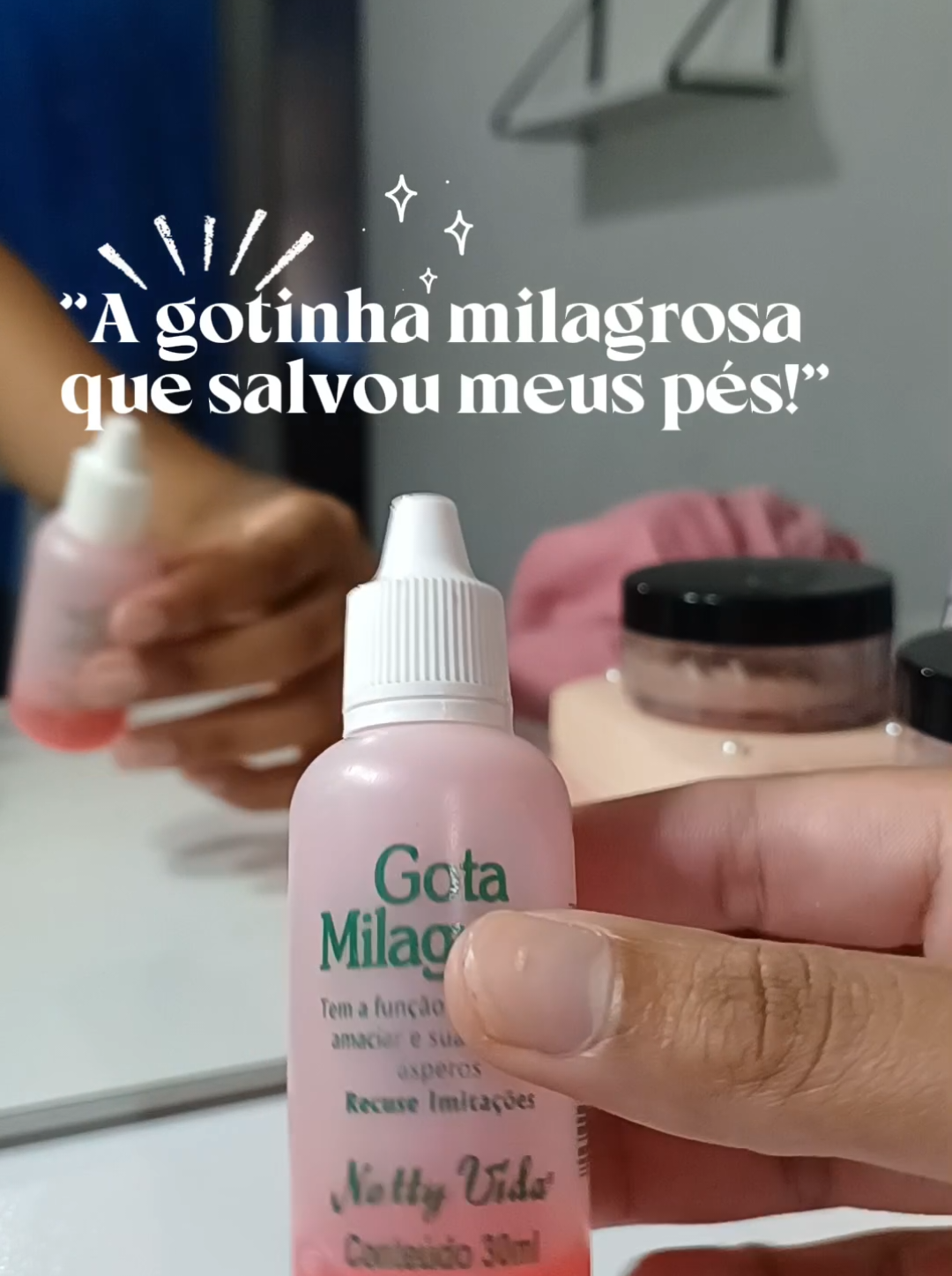 Essa é a gotinha milagrosa que tá salvando meus pés rachados! Uso 1x por semana e já sinto a pele mais macia, hidratada e sem aquele ressecado incômodo. Simples, baratinha e realmente funciona! #pérachado #gotamilagrosa #dicaboa #dicasdebeleza #rotinadeautocuidado #pés #cuidadoscomospés 