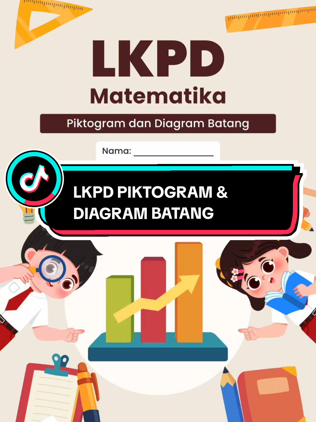 LKPD Piktogram dan Diagram Batang Kelas 4 😊 #lkpdmatematikakelas4 #piktogram #diagrambatang #lkpdmatematika #kelas4 #kurikulummerdeka #diagramgambar #fyp 