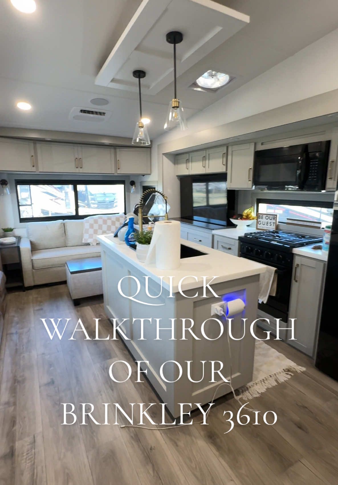 She’s beautiful, roomy and full of love! Shes going to be full time home here less than 40 days! 🖤 I cannot wait to share all our adventures, the good, the bad of full time living! 🤪 If this is a dream of yours, follow us to see how we do it and hopefully it encourages you! 👏🏼 #FullTimeRVLiving #BrinkleyRV #HomeOnWheels #TravelFamily #RVAdventure #FamilyRoadTrip #TinyHomeBigLife #WanderlustFamily #LifeOnTheRoad #TheRollingFive  