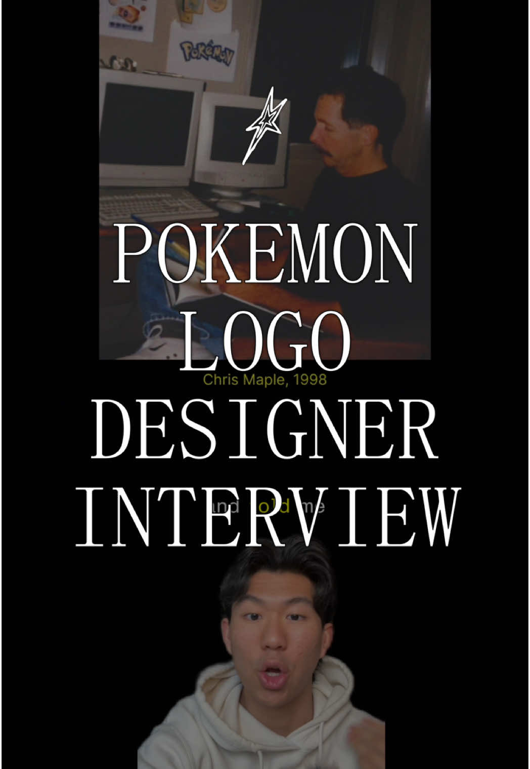 Glazing Graphic Designers: Chris Maple Interview  Update: Chris has connected with the VP of Pokémon Marketing and they support his claim as the creator of the Pokemon Logo. #logodesign #graphicdesign #pokemon 
