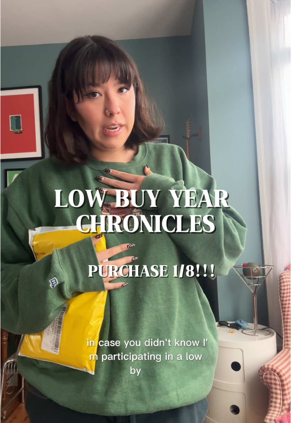 My first low buy year purchase just came in!! This is item 1/8 that I’m purchasing for my closet this year #realisationpar #tryonhaul #lowbuy #lowbuyyear #mindfulconsumption #nobuyyear 