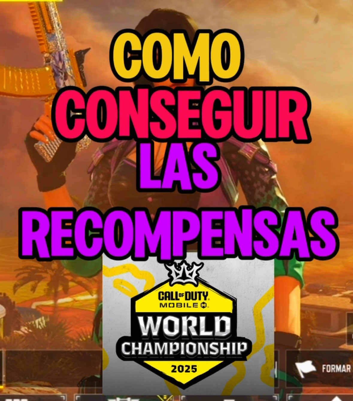 COMO OBTENER SKIN DEL CAMPEONATO MUNDIAL DE COD MOBILE #CapCut #codmranked #CallofDutyMobile #codmobile #codm #CallOfDutyMéxico 