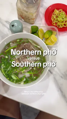 Which style of phở do you like better? I got to try both versions on my trip to Vietnam for breakfast and I have to admit that the sweetness from the southern phở is not my favourite. I admire the purity and unmasked flavours of northern phở and it’s this simplicity that truly highlights the quality of the broth for me. I can have this everyday! 📍Phở Phú Vương 📍Phở Thìn Saigon, Vietnam