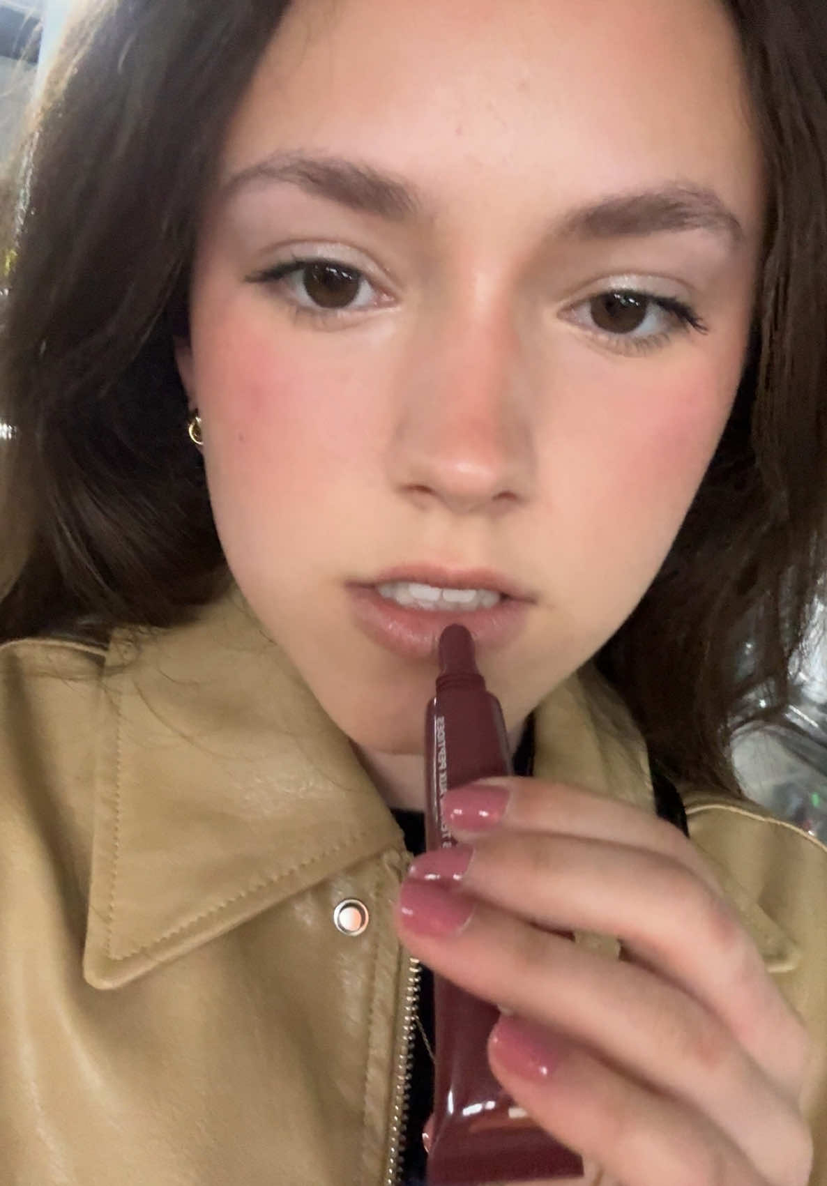 @rhode skin pbj lip tint  #fyp #trending #makeup #beauty #fashion #nyc #rhode 