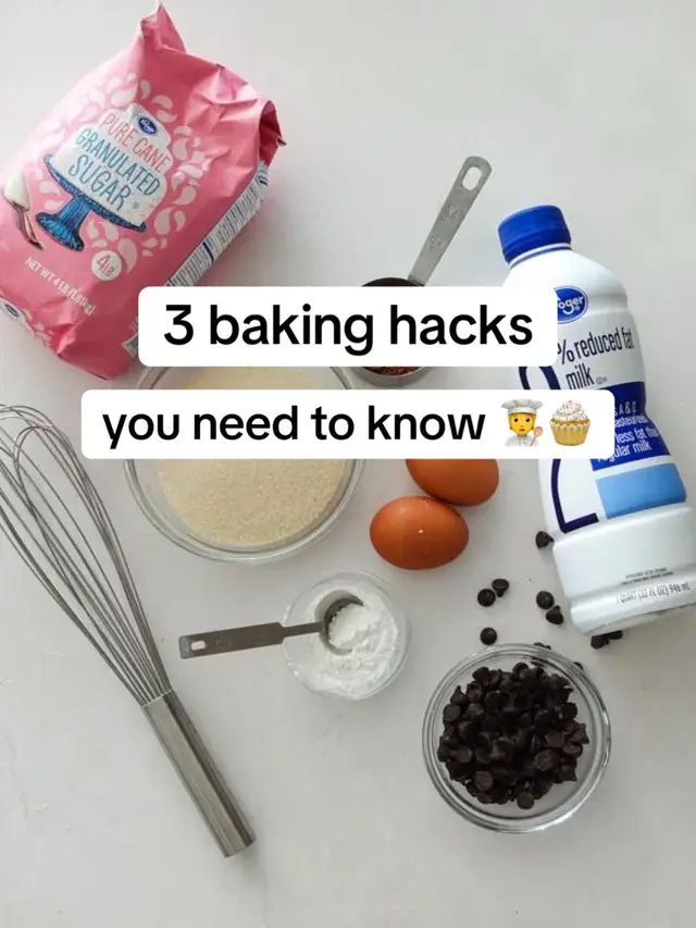 Drop your favorite baking hacks in the comments 👇 #kroger #bakinghacks #bakingtiktok #KitchenHacks #foodhacks #foodies #FoodTok @Nicole Lee  