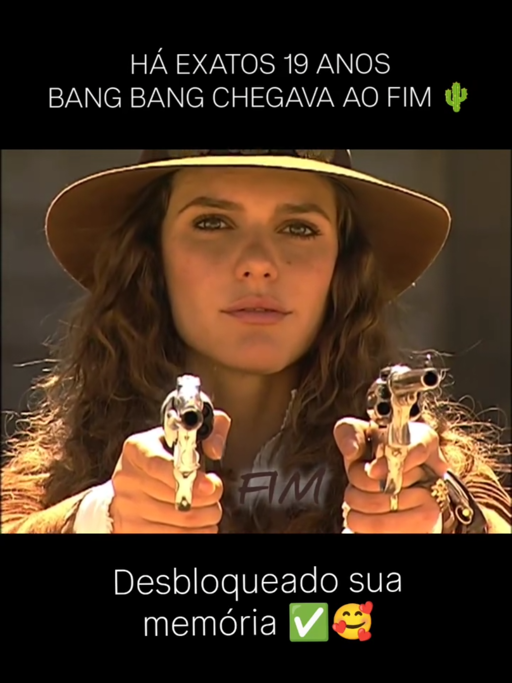 Nostalgia...🥹 21/04/2006 #velhostempos #nostalgia #fernandalima #novela #globo #memoria #globo #tbt #velhooeste #nostalgianatela #tiktokviral  #bangbang