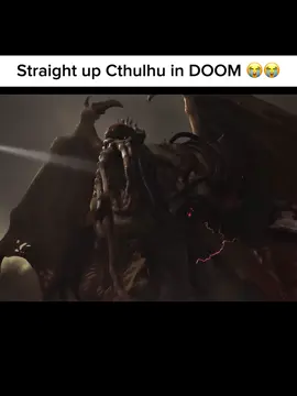 Straight up Cthulhu in DOOM 😭😭 | #doom #doomthedarkages #doometernal #cthulhu #lovecraft #trailer #viral #fyp #foryoupagе 