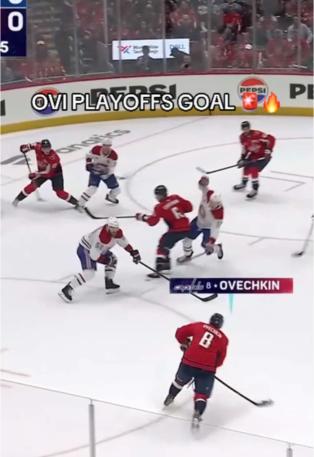 PLAYOFF OVI 🐐🔥 @NHL #NHL #nhlplayoffs #ovi #hockey 