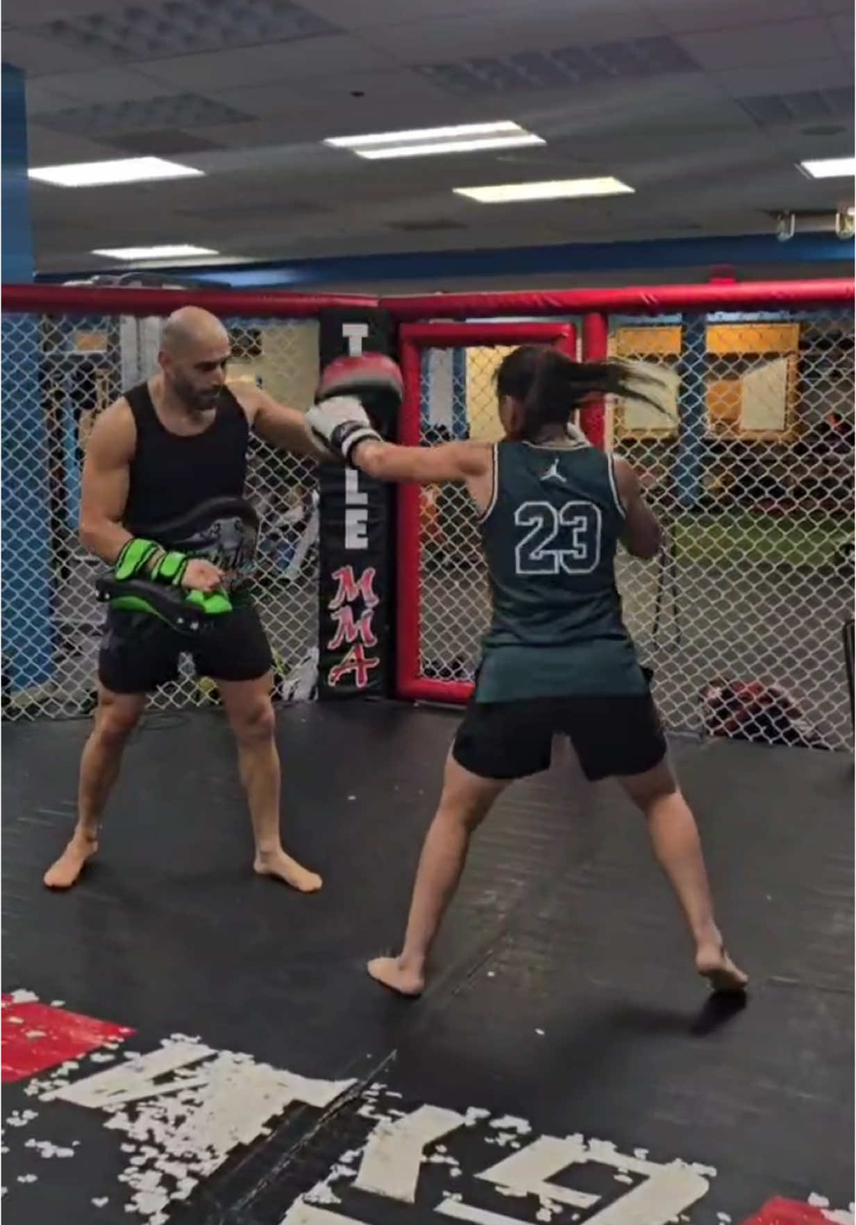 Pads sess with @Ibrahim Aljayousi at Fusion X-Cel