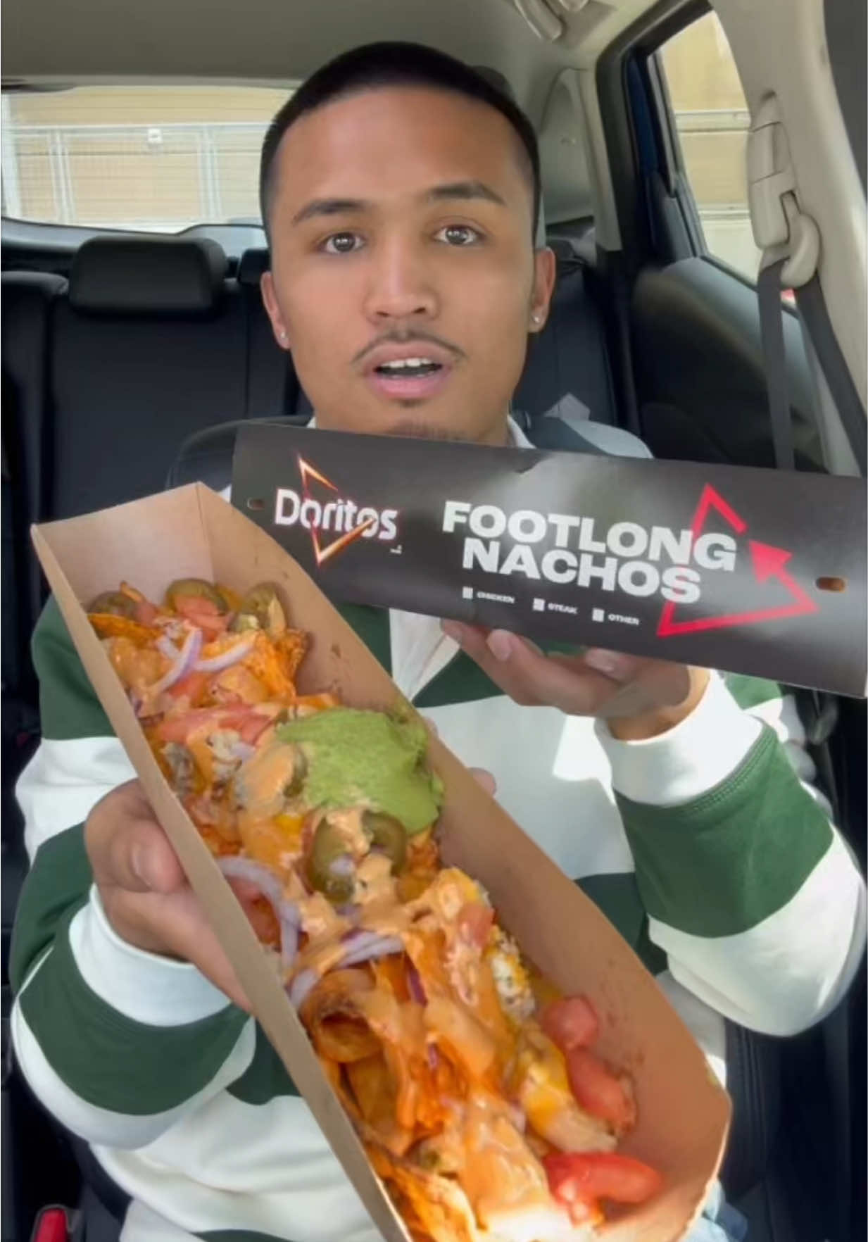 #SubwayPartner Can you believe you can get a $5 @Doritos Footlong Nachos at @Subway?! #fyp #Foodie #foodasmr #fypシ #foodtiktok #subway #DoritosFootlongNachos 