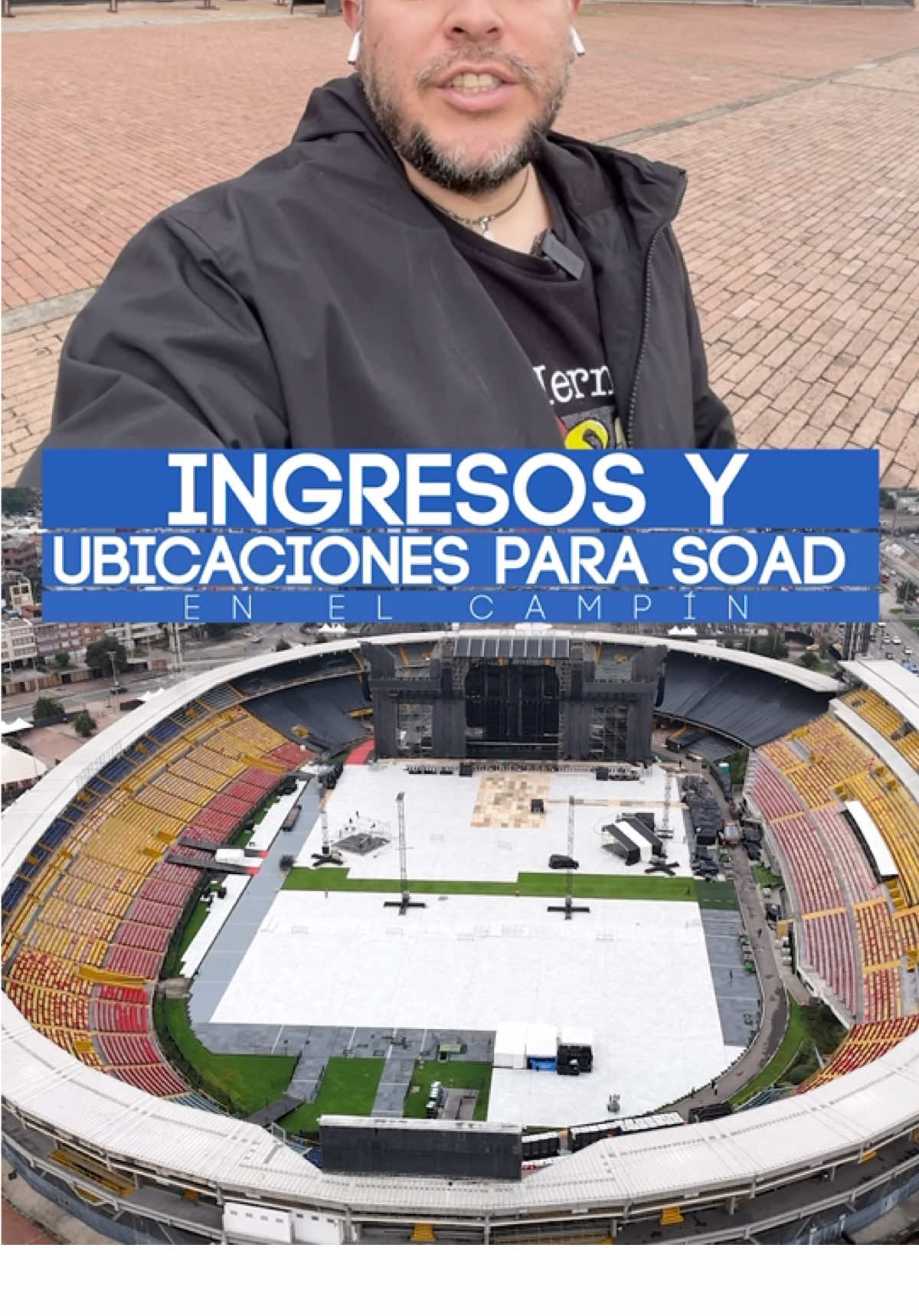 Ingresos y tips para System of a Down en su concierto el próximo 24 de noviembre ¿qué dudas tienen? #soad #systemofadown #systemofadownfans #systemofadownedit #elcampin #bogota #concierto #parati #fyp #tipsandtricks 