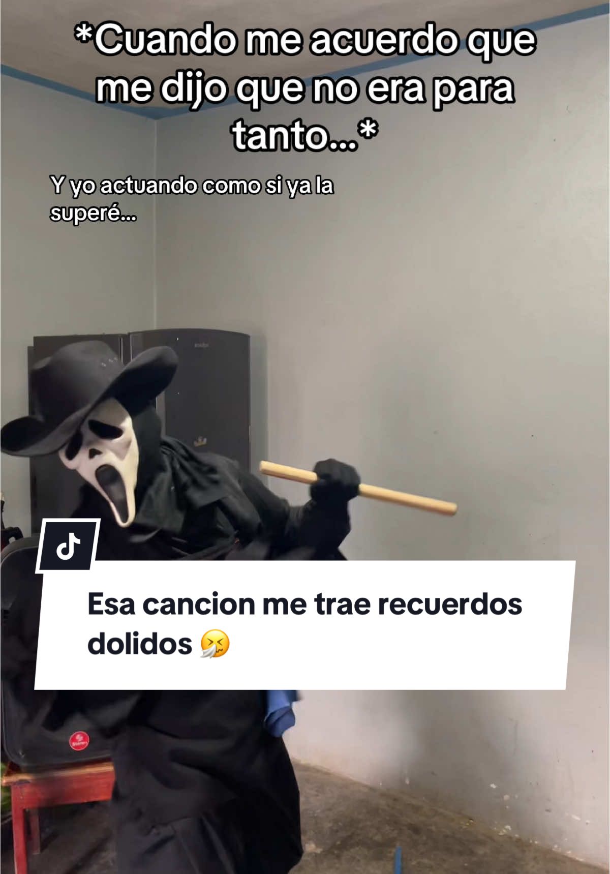 No era para tanto… y mírame 🤧 #paratii #fyp #fouryou #herido #taxiorquesta #ghostface #dolido #dramamode #humorlatino @Taxi Orquesta @EROS 
