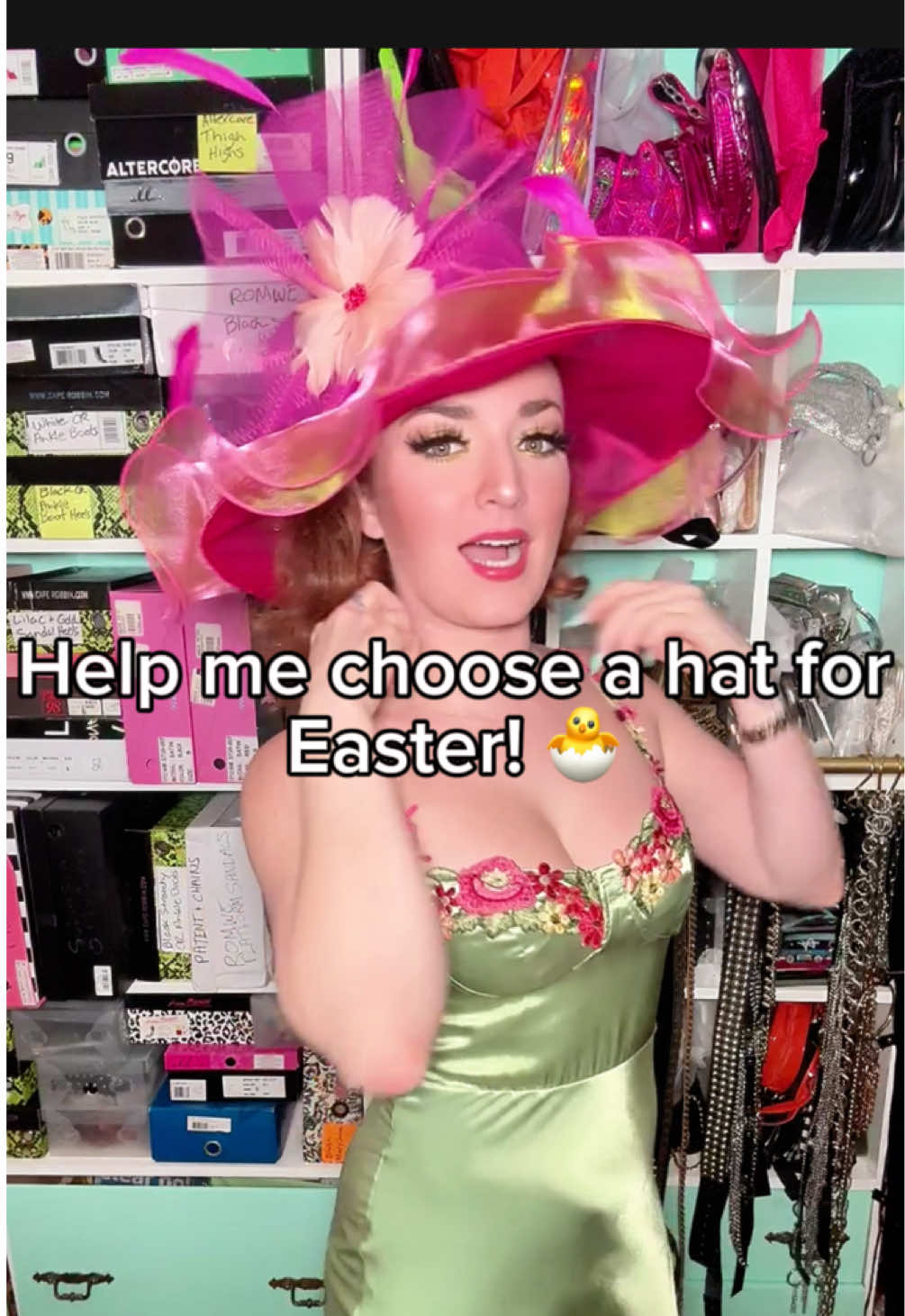 Which hat is your favorite? 👒  #fashion #easter #eastersunday #easterbrunch #style #OOTD #grwm #fyp 