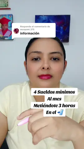 Respuesta a @wuayomi.375  Para más información solo sígueme, comenta la palabra INFORMACION y entra en el enlace que te deje en mi perfil #trabajoremoto #plataformadigital #marketingdigital #negociosdigitales #creadordecontenido #amadecasa #trabajodesdecasa🏡 #mentalidad #trabajoonline 