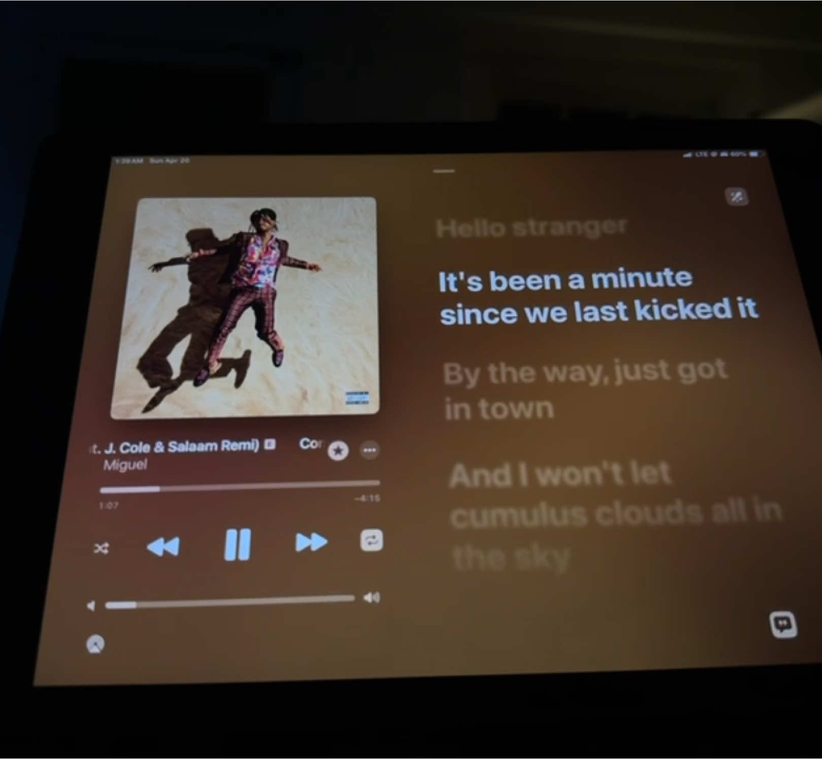Come through & chill- Miguel (ft J. Cole & Salaam Remi) #fyp #fypシ #songlyrics #viralvideo #comethroughandchill 