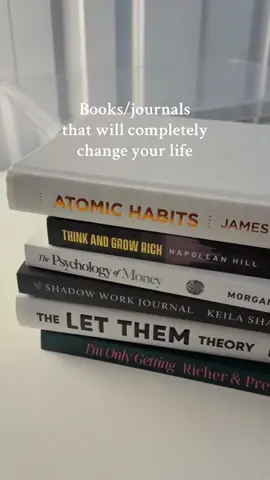 absolute holy grail books that will literally change your LIFE 👏🏻👏🏻👏🏻 #bookrecs #BookTok #tiktokshopcreatorpicks #tiktokmademebuyit #tiktokshopfinds #aprilmademebuyit 