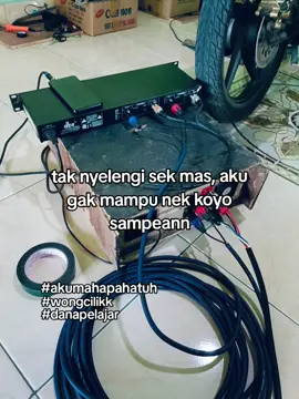 #miniatursoundsystem #soundsystem #muztahilaudio #rohmanconcept #soundbalap #infojobs #ashley #rcf #power amplifier dana pelajar 