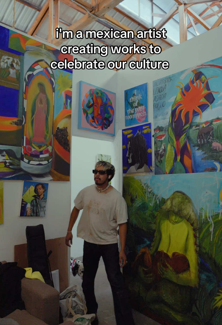 a painting at a time, it will all mean something to someone #mexicanartist #immigrant #latinostiktok #hispanic 
