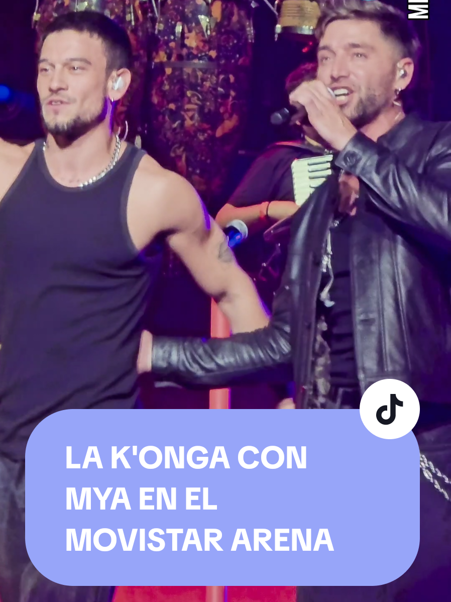 QUÉ INVITADOS, CHE 😎 LA K'ONGA invitó a MyA en su show por los 22 años en el Movistar Arena 🔥 #Mixeados #LaKonga #MyA 
