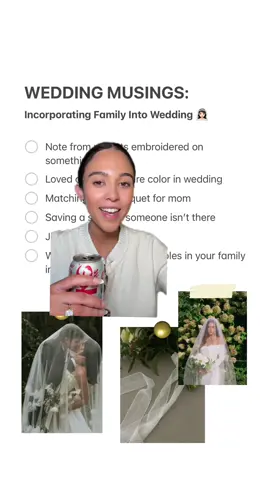 Okay what other family focused wedding ideas have you loved?! #weddingplanning #uniqueweddingideas #2026bride #weddingtiktok 
