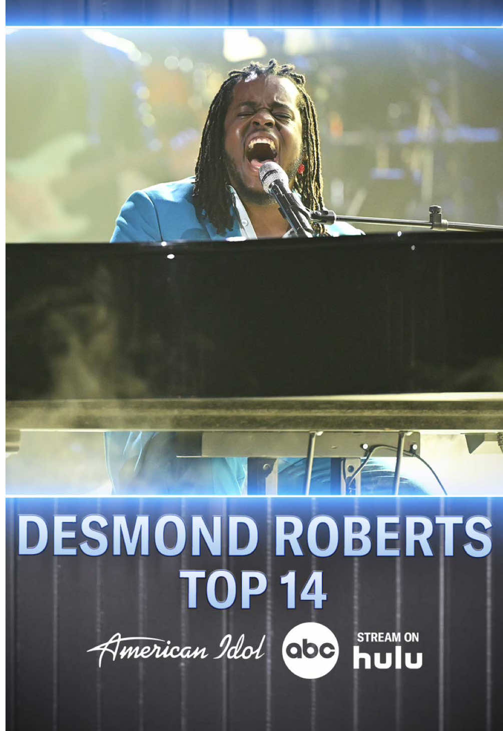 @desmondrobertsmusic is bulletproof, covering “Titanium” with strength & style on #AmericanIdol! 💥