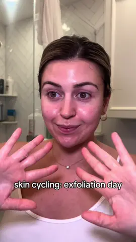 skin cycling day 1: exfoliating  #skincareroutine #skincyclingroutine #skincycle #exfoliating #microneedling #medicubeexosomeshot #skincare  @m@medicube globalmedicube @medicube_us 