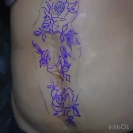 scar cover up #creatorsearchinsights #fyp #lushenstattoos #coveruptattoo #stomachtattoo #blowup #trendingvideo #capetownartist #tattooartist 