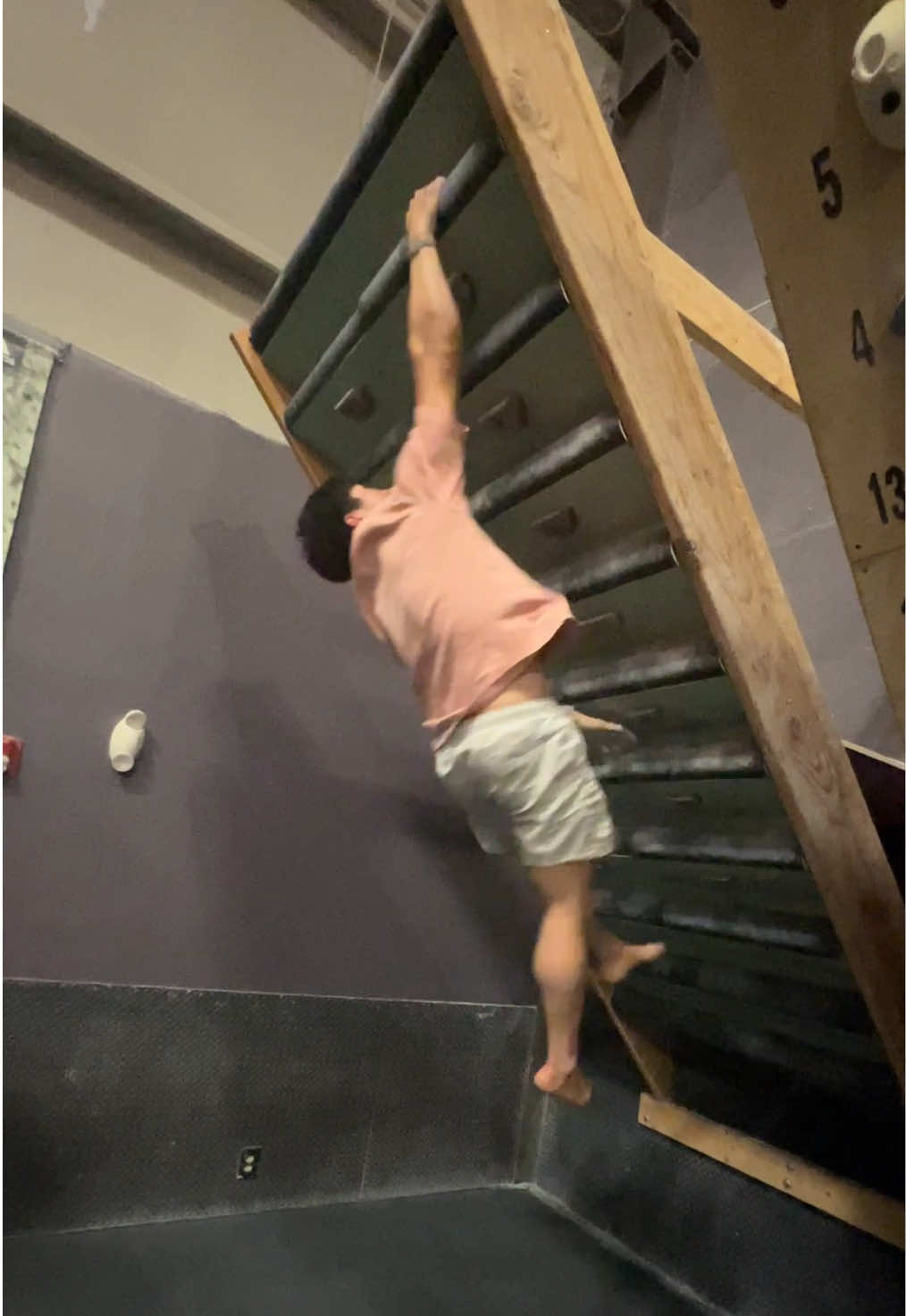Gym crush took the video 🥰 #CapCut #climbing #bouldering #Fitness #calisthenics  