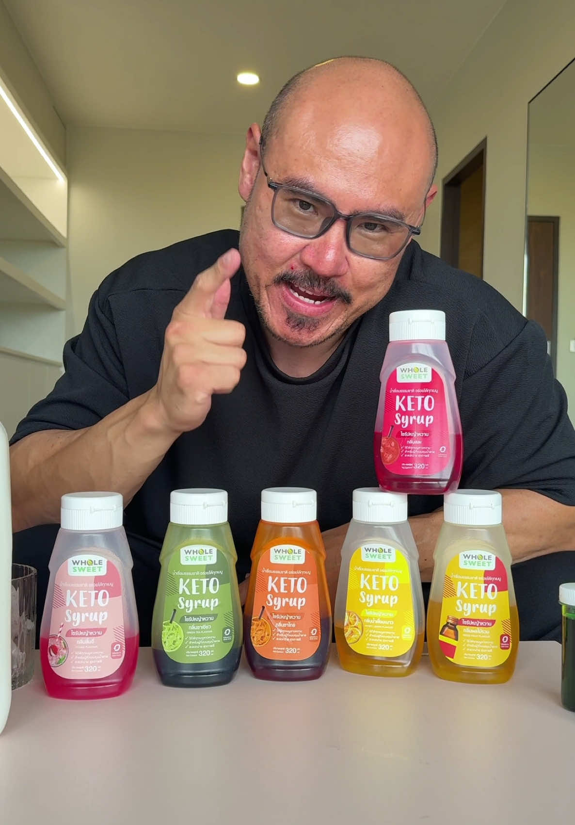 น้ำหวานไม่มีน่ำตาล อร่อยด้วย #นักกล้ามหมื่นแคล #นักกล้าม #คีโต #ไซรัป #คีโตมือใหม่ #หญ้าหวาน #เฮียย้ง #wholesweet 