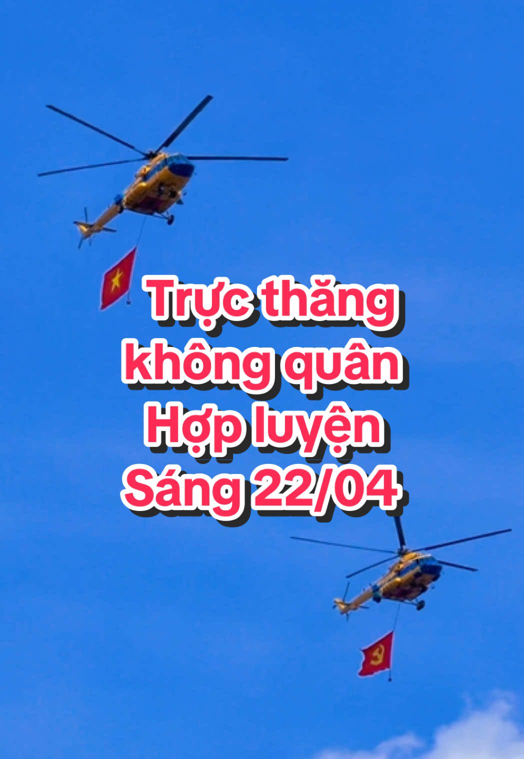 Không quân Việt Nam cùng đội Trực thăng hùng hậu diễn tập trên bầu trời Tp.HCM sáng 22/04/2025 #a50 #giaiphongmiennam #30thang4 #dieubinhdieuhanh #hopluyen #saigon #quandoinhandanvietnam #khongquanvietnam #duyetbinh #dieubinh #tructhang 